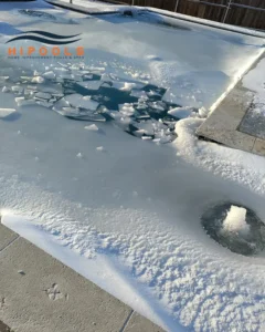 before pool closing