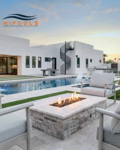 backyard luxury pool design