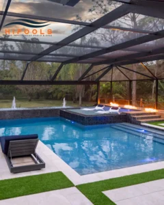 modern pool installation design